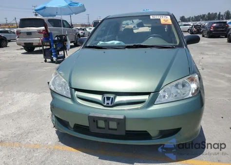 2004 Honda Civic Dx Vp из США, поврежденный, VIN 2HGES16314H585553